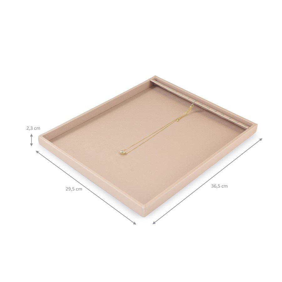 Bandeja Grande Expositora para Correntes - 29,5x36,5x2,3 cm. Dunny Rosa Cha