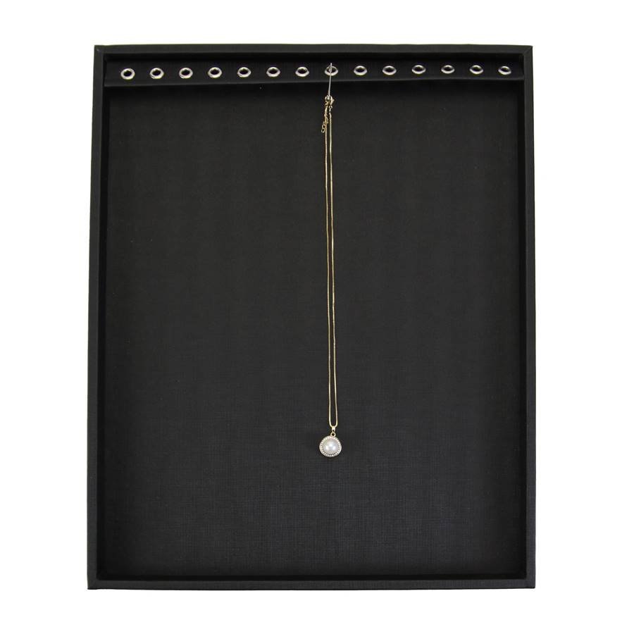 Bandeja Grande Expositora para Correntes - 29,5x36,5x2,3 cm. Dunny Preto