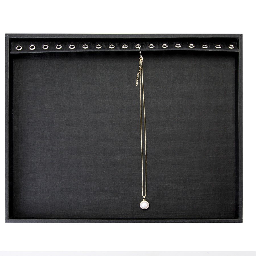 Bandeja Grande Expositora para Pulseiras - 29,5x36,5x2,3 cm. Dunny Preto