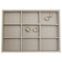 Bandeja Média Expositora para Joias - 21,5x29,5x3,3 cm. Dunny Champagne