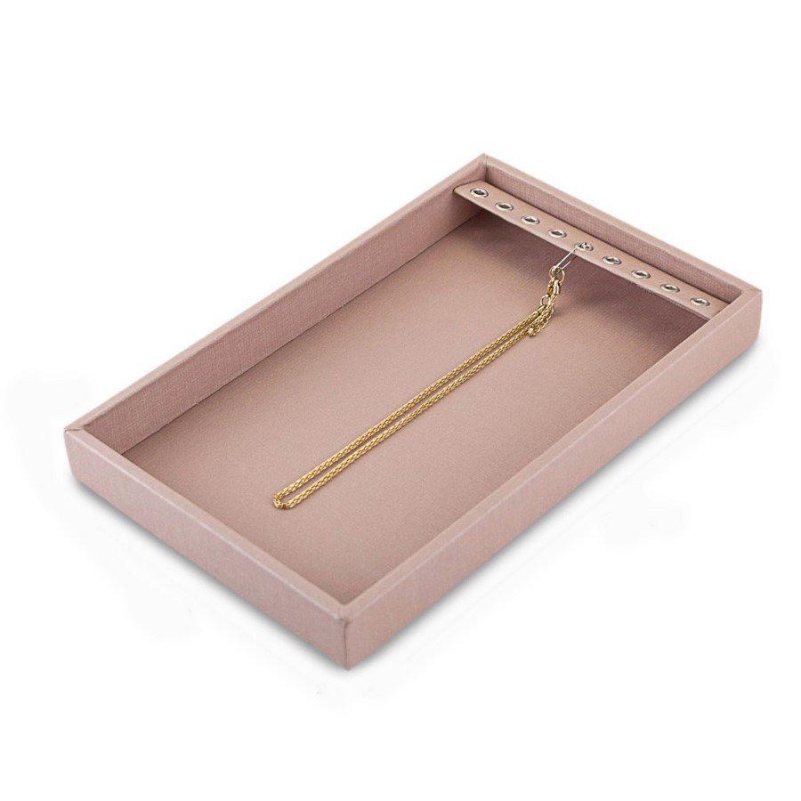 Bandeja Pequena Expositora para Correntes - 18x28,5x3,3 cm. Dunny Rosa Cha