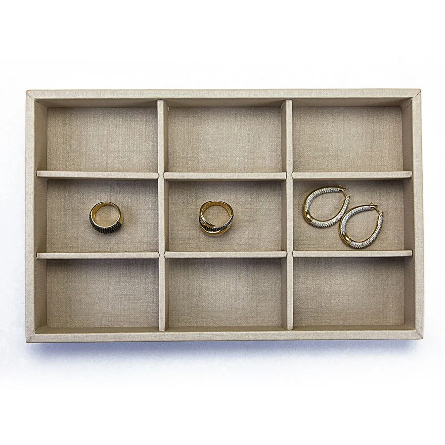 Expositor 9 Espaços 18x28,5x3,3 cm Dunny Champagne