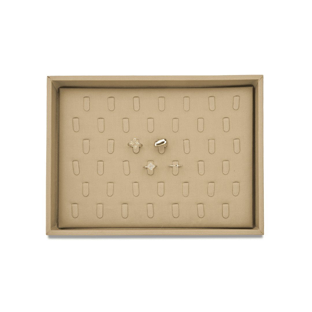 Bandeja Anel 42 Linguetas 21x29 Dunny Champagne