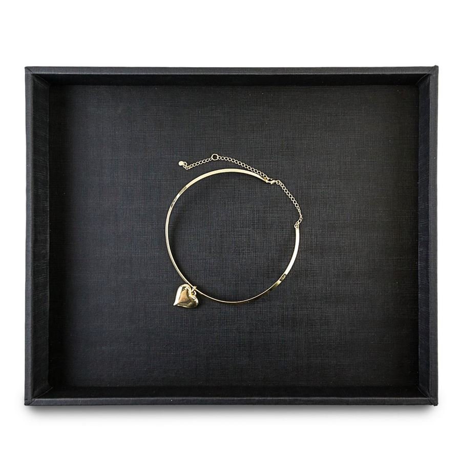 Bandeja Grande Expositora para Joias - 29,5x36,5x3,3 cm. Dunny Preto