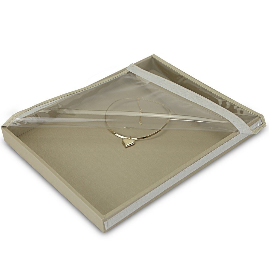 Bandeja Grande Expositora para Joias - 29,5x36,5x3,3 cm. Dunny Champagne