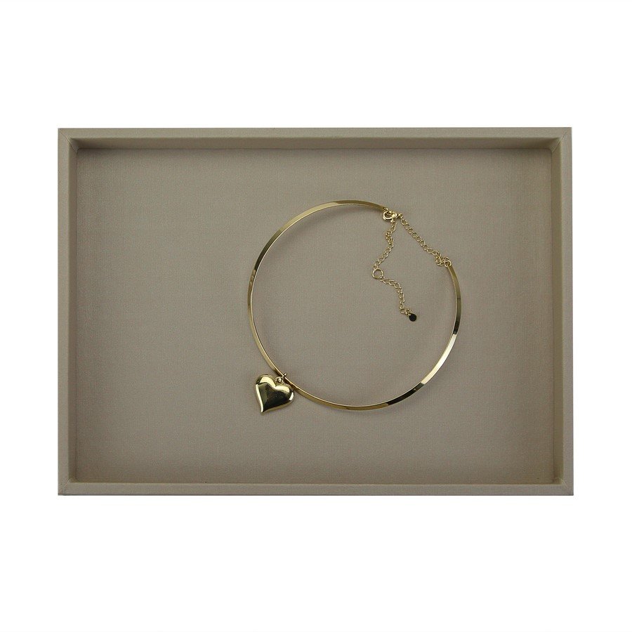 Bandeja Média Expositora para Joias - 21,5x29,5x2,3 cm. Dunny Champagne