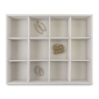 Bandeja Grande Expositora para Joias - 29,5x36,5x5,3 cm. Dunny Off White