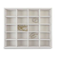 Bandeja Grande Expositora para Joias - 29,5x36,5x5,3 cm. Dunny Off White