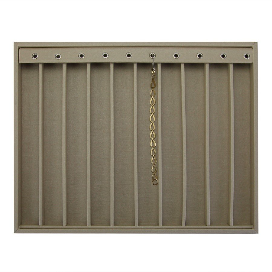 Bandeja Grande Expositora para Pulseiras - 29,5x36,5x2,3 cm. Dunny Champagne