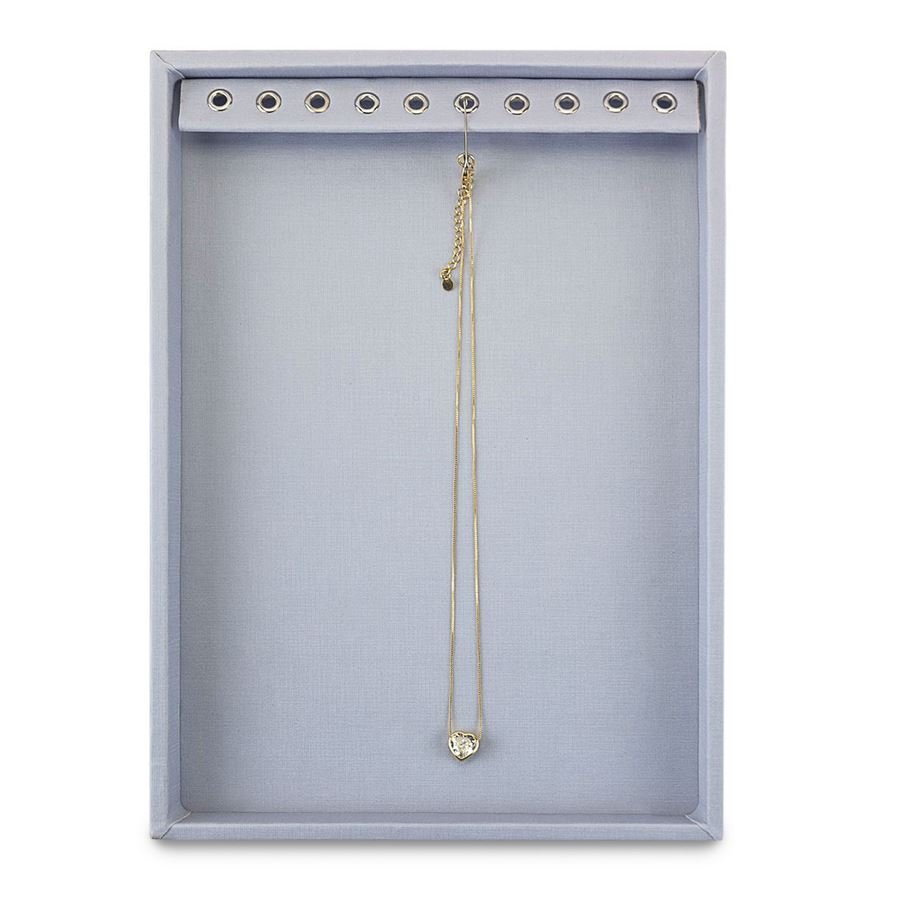 Bandeja Média Expositora para Correntes - 21,5x29,5x2,3 cm. Dunny Lavanda