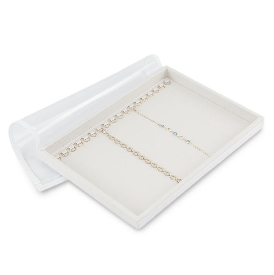Bandeja Expositora Para Pulseiras-Média 21,5x29,5x2,3 cm Dunny Off White