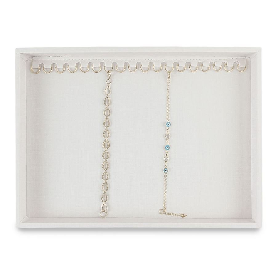 Bandeja Expositora Para Pulseiras-Média 21,5x29,5x2,3 cm Dunny Off White