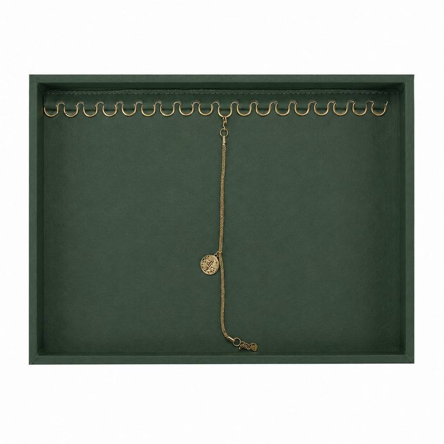 Bandeja Expositora Para Pulseiras-Média 21,5x29,5x2,3 cm Dunny Verde