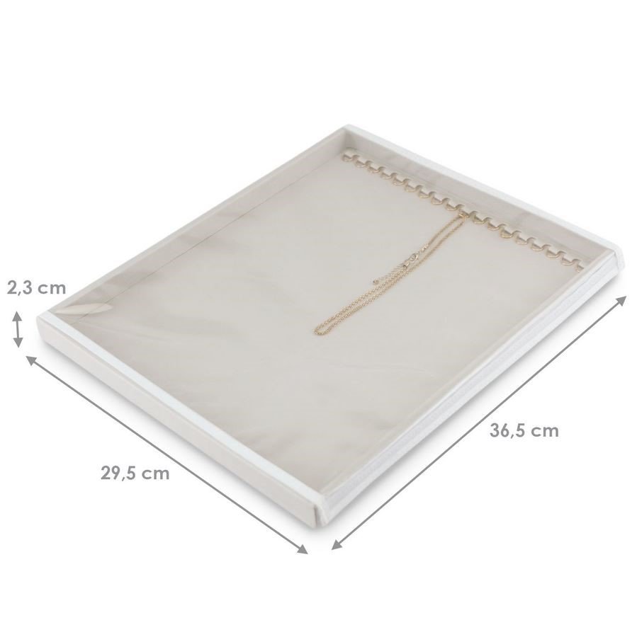 Bandeja Expositora Para Correntes 29,5x36,5x2,3 cm Dunny Off White