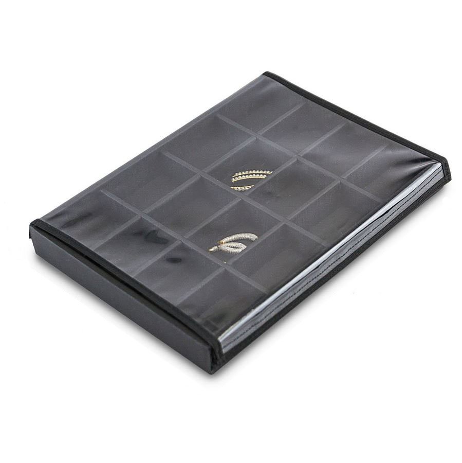 Bandeja Expositora Para Joias 21,5x29,5x3,3 cm Dunny Preto
