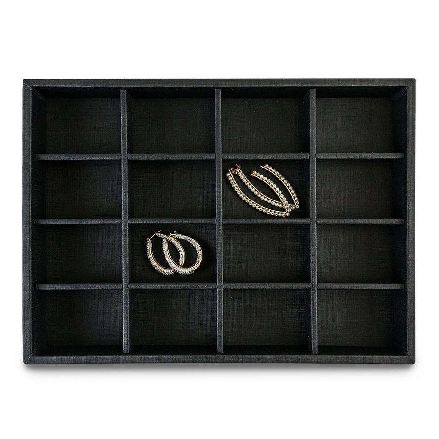Bandeja Expositora Para Joias 21,5x29,5x3,3 cm Dunny Preto