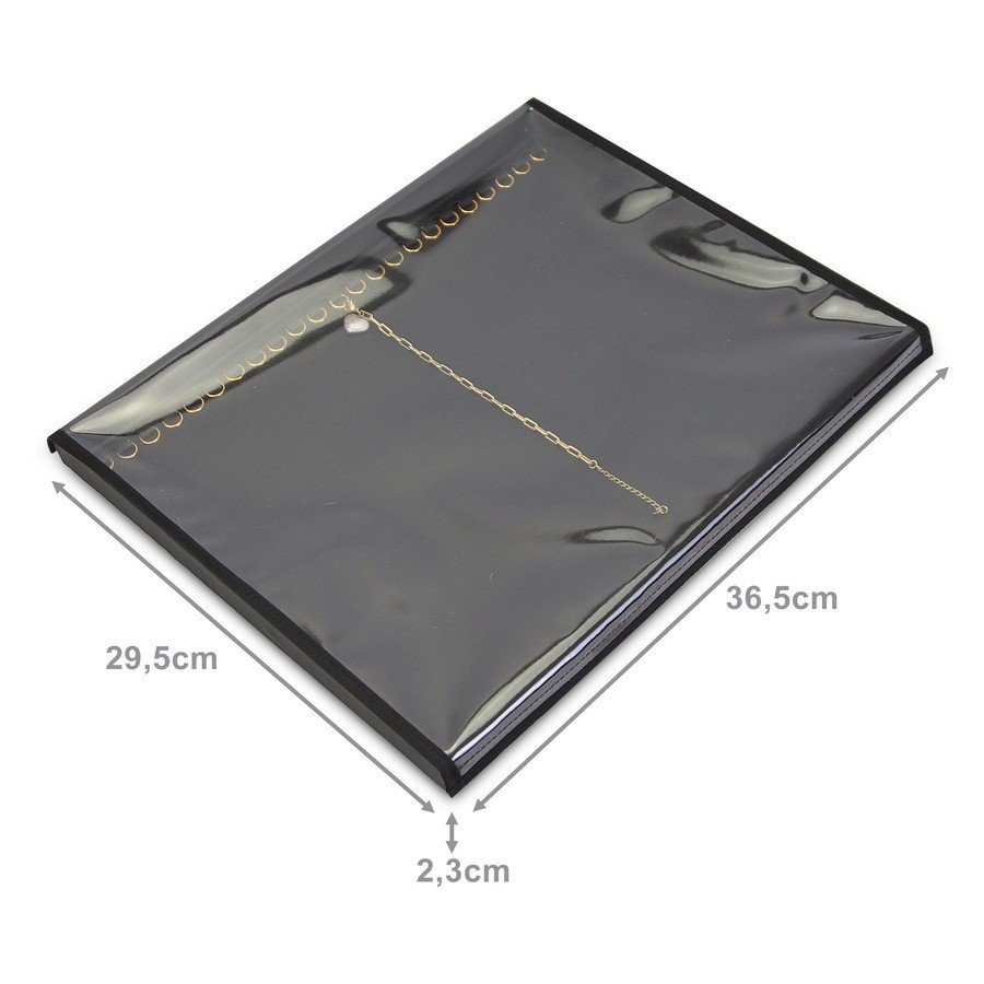 Bandeja Expositora Para Pulseiras -29,5x36,5x2,3 cm Dunny Preto