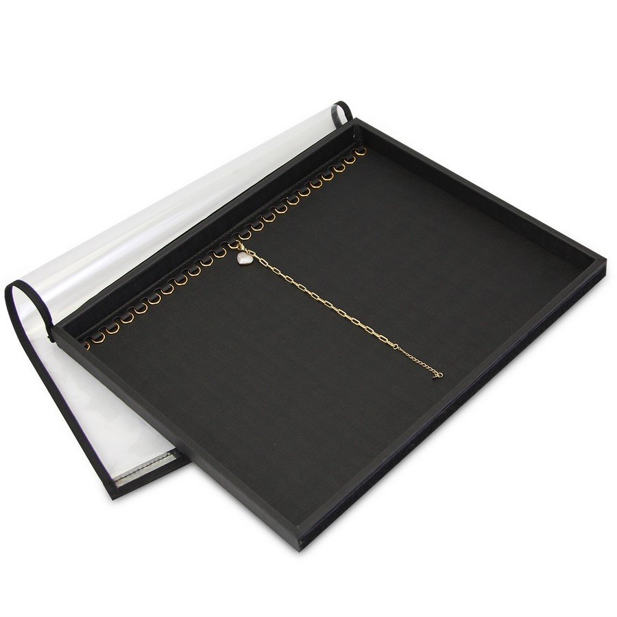 Bandeja Expositora Para Pulseiras -29,5x36,5x2,3 cm Dunny Preto