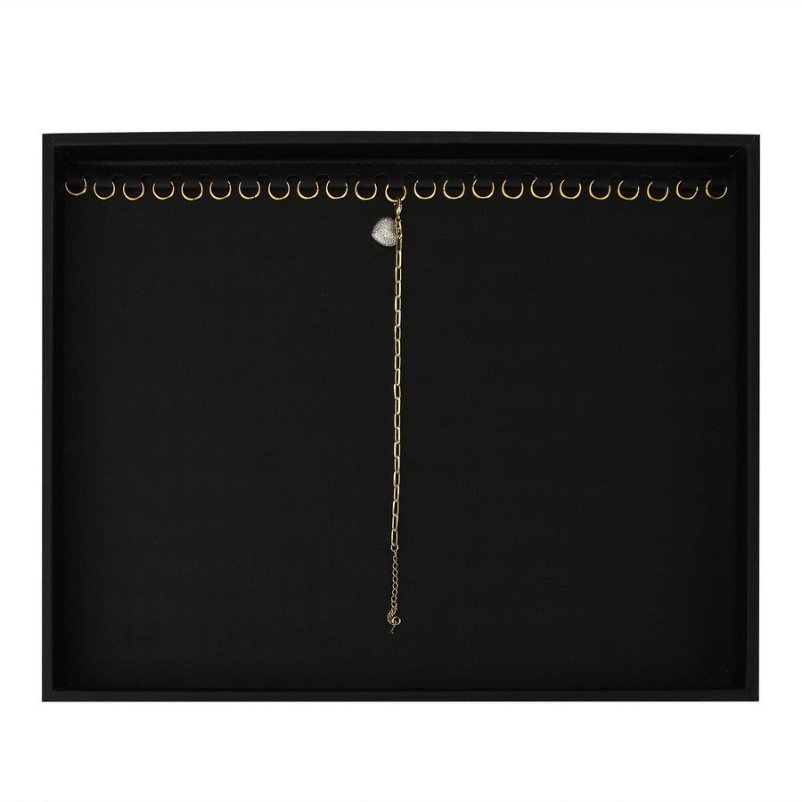 Bandeja Expositora Para Pulseiras -29,5x36,5x2,3 cm Dunny Preto