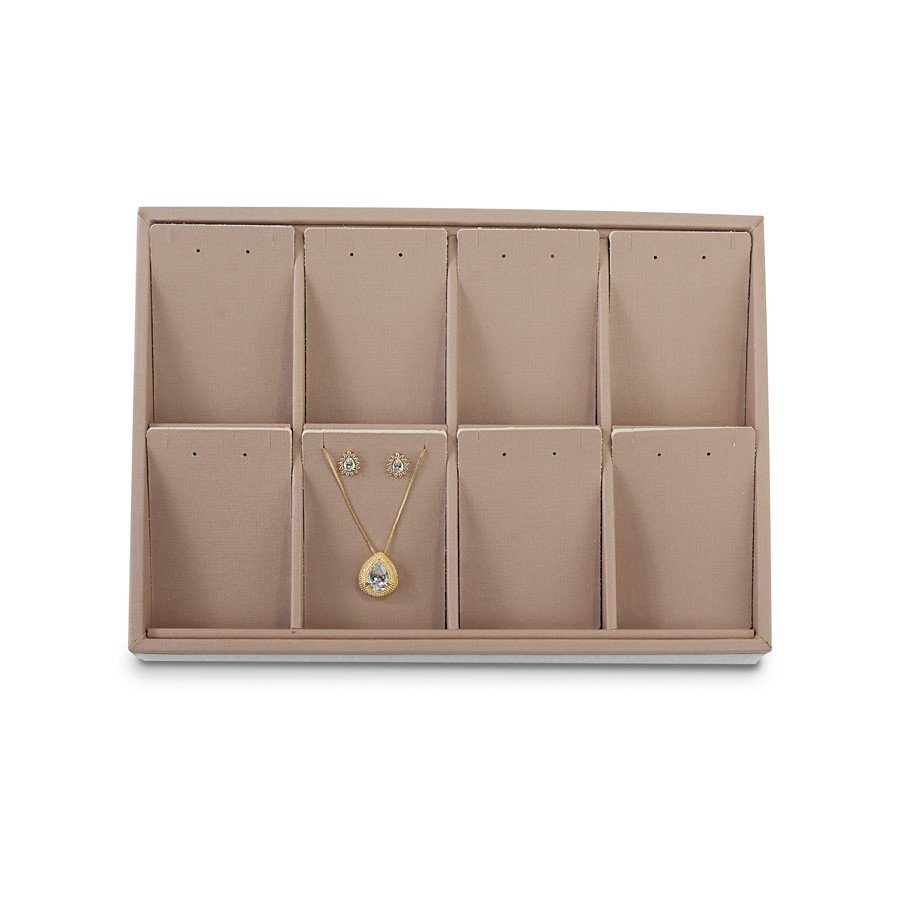 Bandeja Expositora Para Joias com cartelas 21,5x29,5x3,3 cm Dunny Rosa Cha