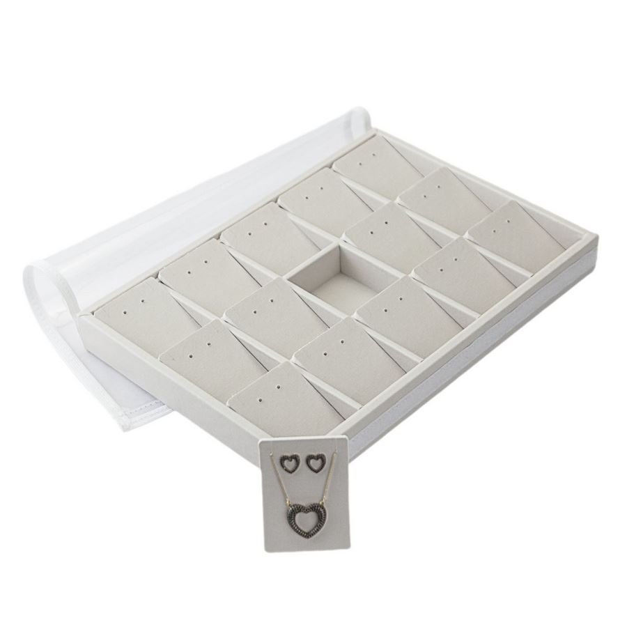 Bandeja Expositora Para Joias 21,5x29,5x3,3 cm Dunny Off White