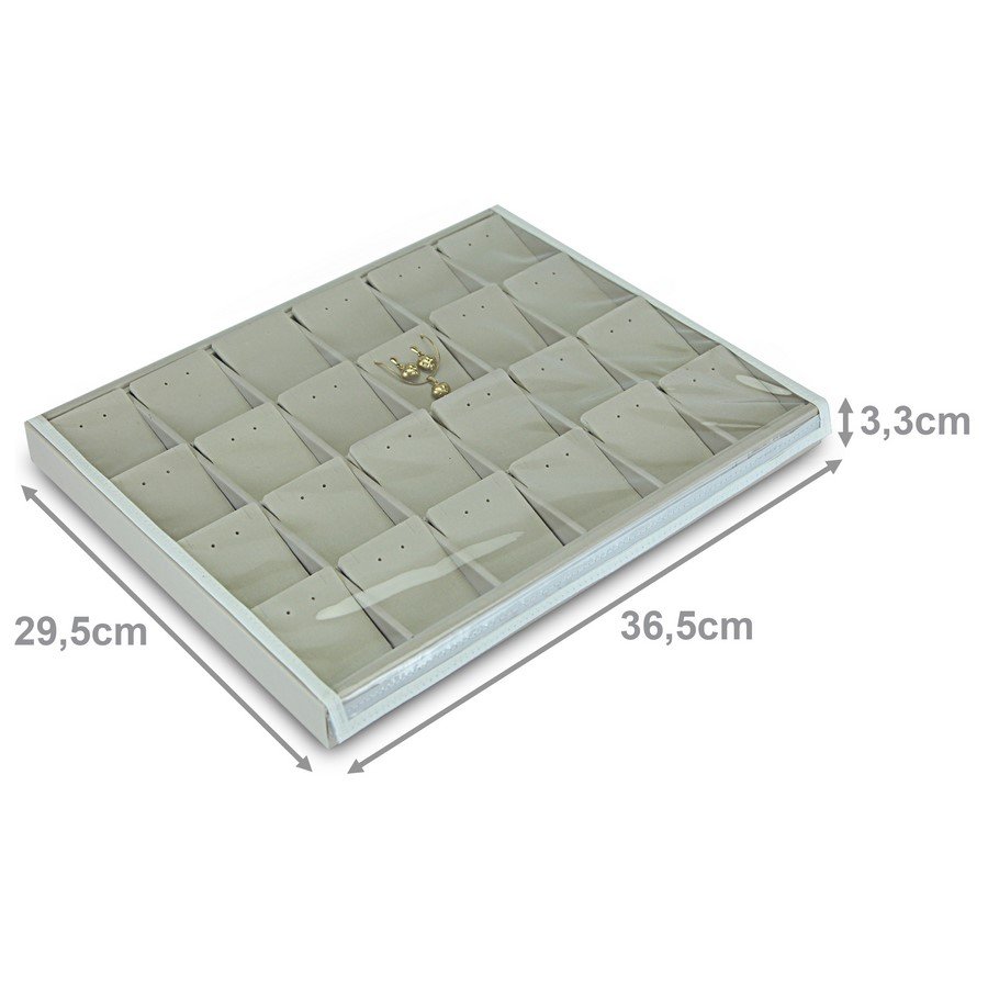 Bandeja Expositora Para Joias- Grande-29,5x36,5x3,3cm Dunny Off White