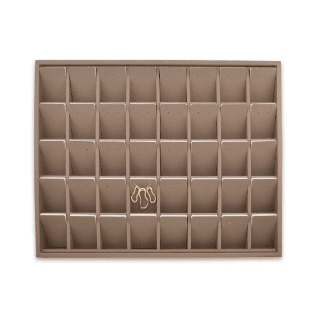 Bandeja Expositora Para Joias- Grande-29,5x36,5x3,3cm Dunny Capuccino