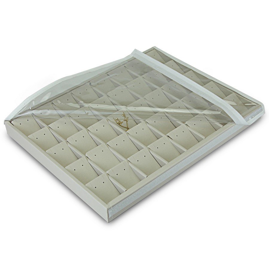 Bandeja Expositora Para Joias- Grande-29,5x36,5x3,3cm Dunny Off White