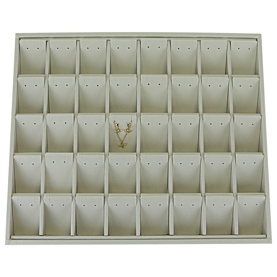 Bandeja Expositora Para Joias- Grande-29,5x36,5x3,3cm Dunny Off White