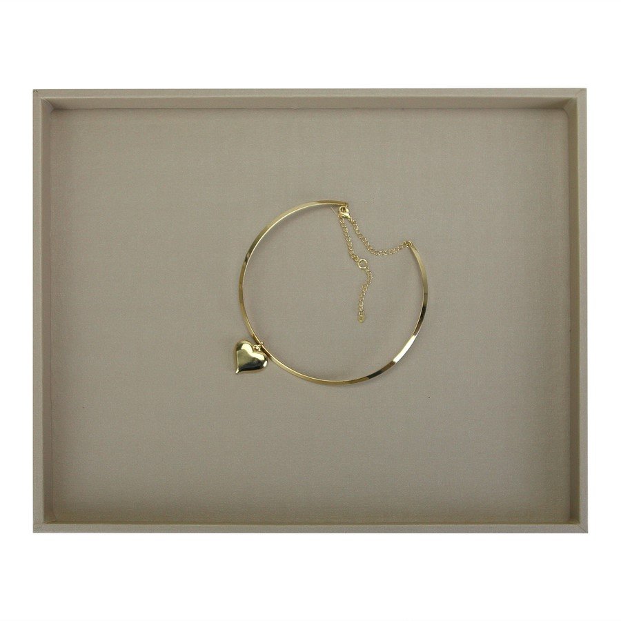 Bandeja Grande Expositora para Joias - 29,5x36,5x2,3 cm. Dunny Champagne