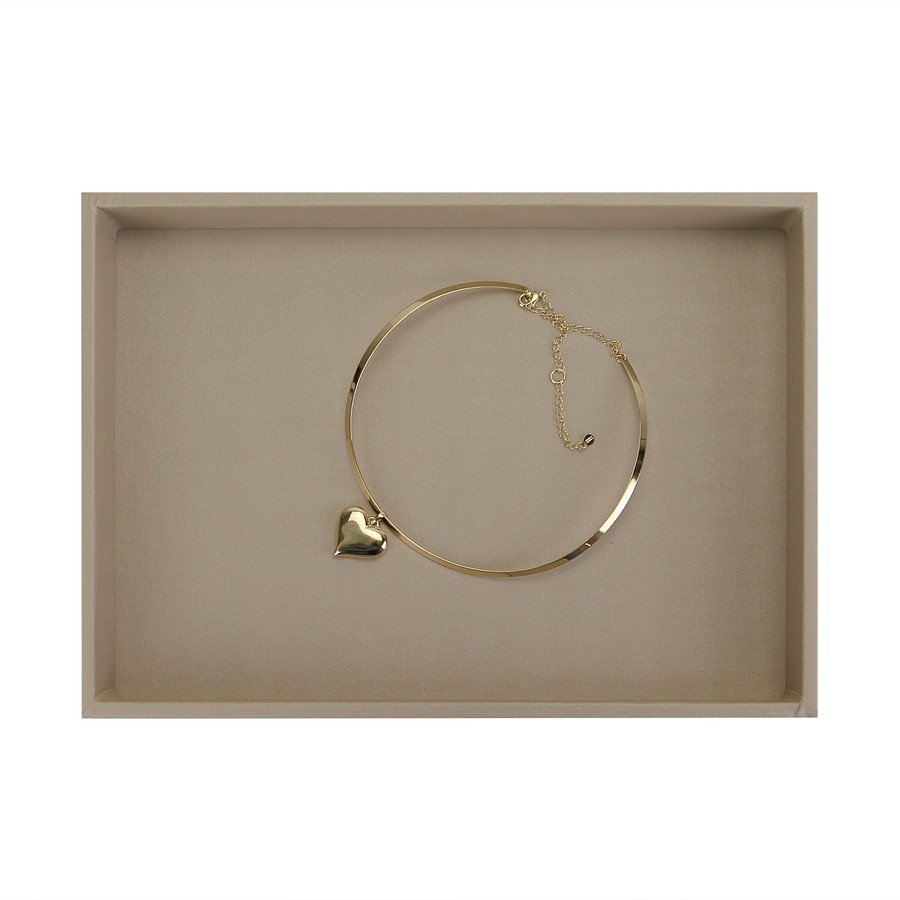 Bandeja Média Expositora para Joias - 21,5x29,5x3,3 cm. Dunny Champagne