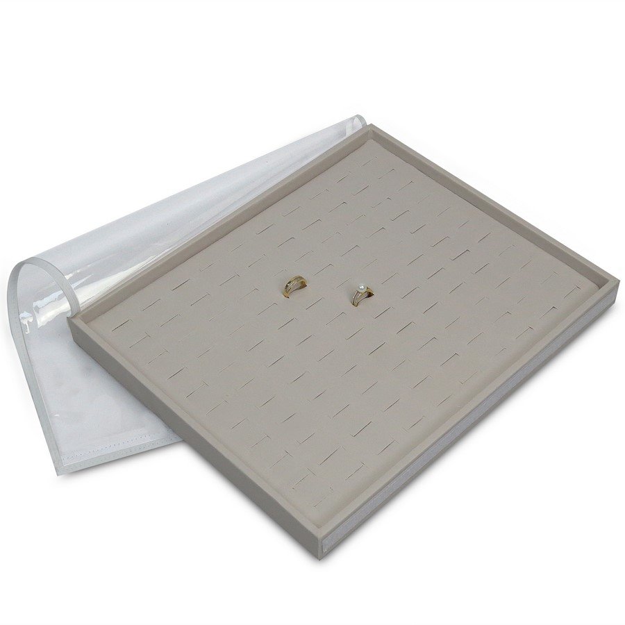 Bandeja Grande Expositora para Anéis - 29,5x36,5x3,3 cm. Dunny Off White