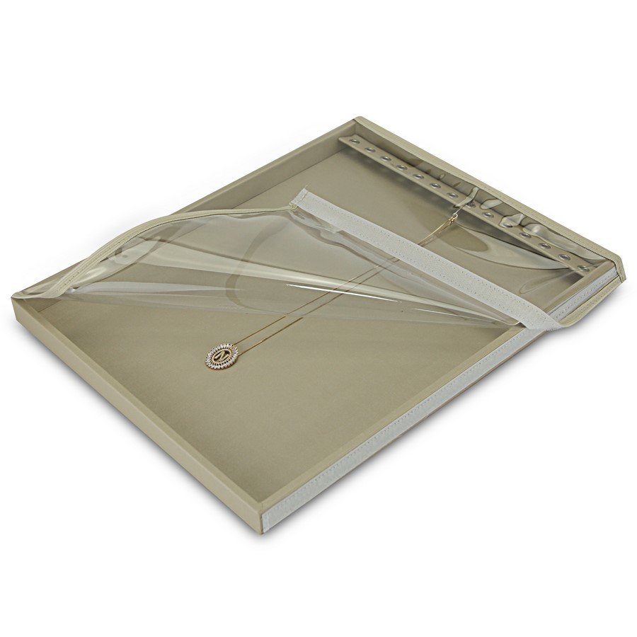 Bandeja Grande Expositora para Correntes - 29,5x36,5x2,3 cm. Dunny Champagne