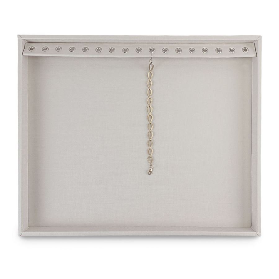 Bandeja Grande Expositora para Pulseiras - 29,5x36,5x2,3 cm. Dunny Off White