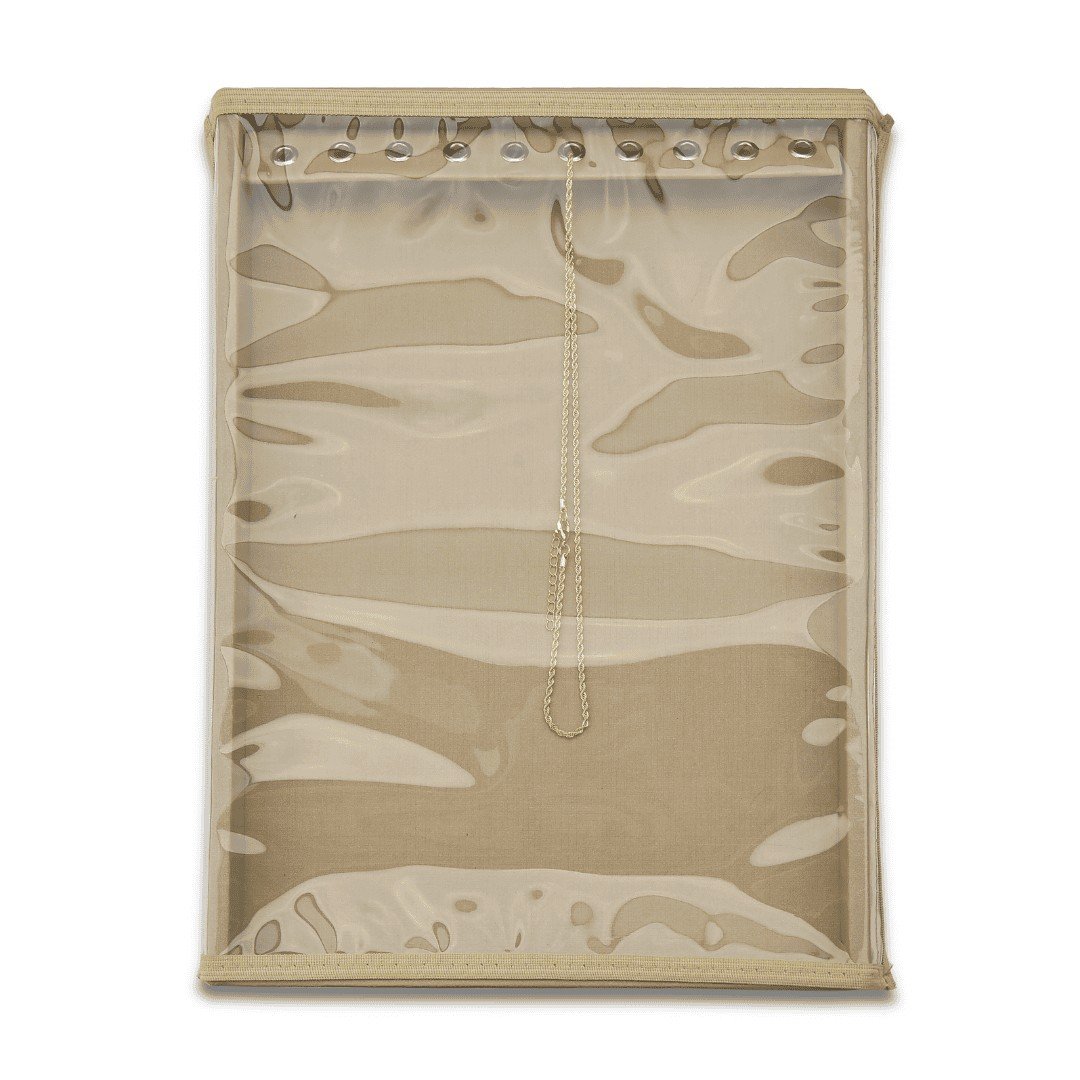 Bandeja Corrente c/Ilhós Pequena com Tamoa transparente Dunny Champagne