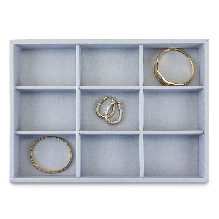 Bandeja Média Expositora para Joias - 21,5x29,5x3,3 cm. Dunny Lavanda