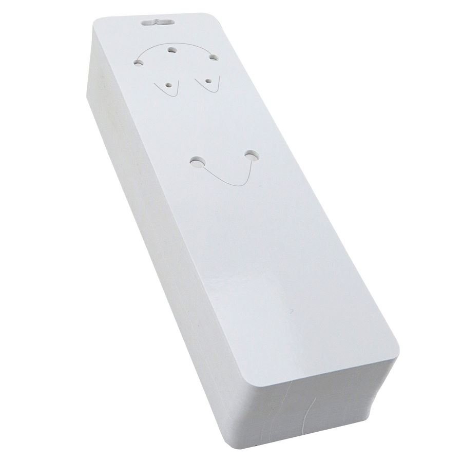 Cartelas para Conjuntos de Joias (100 Unidades) - 6,5x21,5. Branco