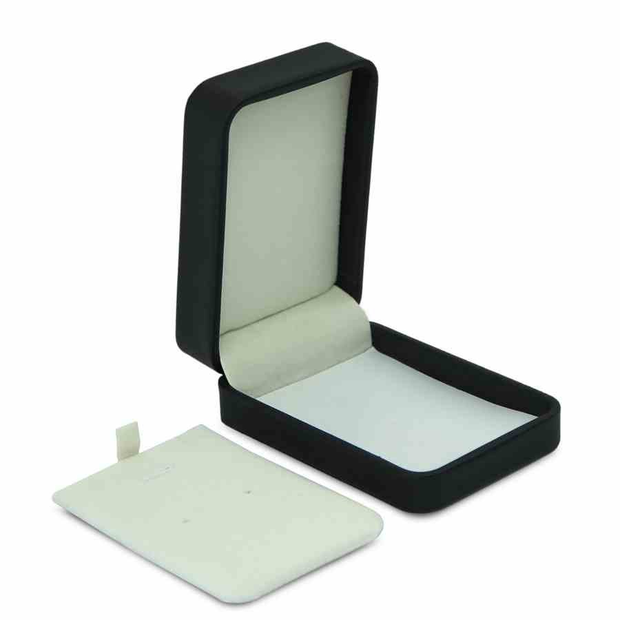Caixa Premium Conj. Brinco Anel e Gargantilha (pct 10 un) Preto
