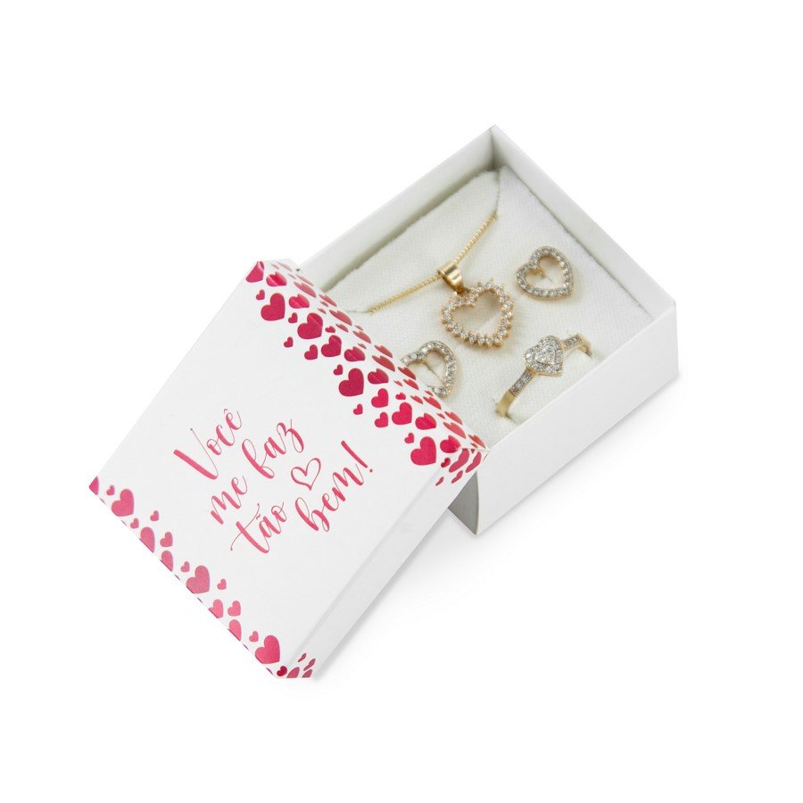 Caixinha Mensagem 5x5x3 cm (pct 40 un) Sortido