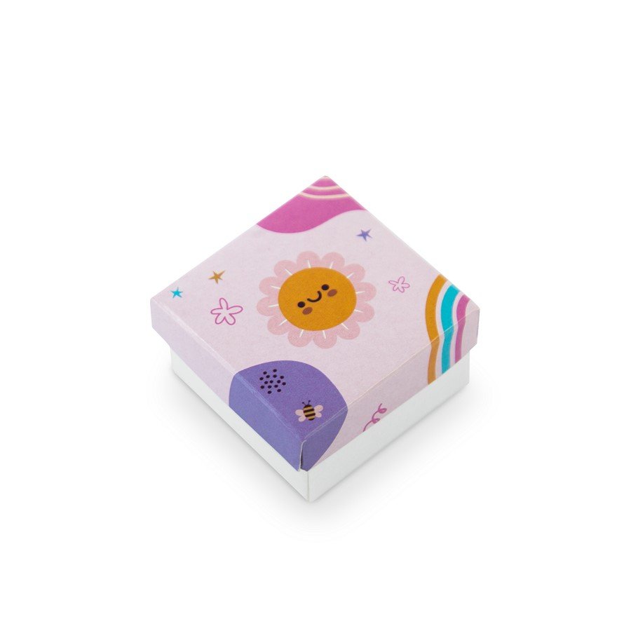 Caixinha Jardim Encantado 5x5x3 cm (pct 40 un) Sortido