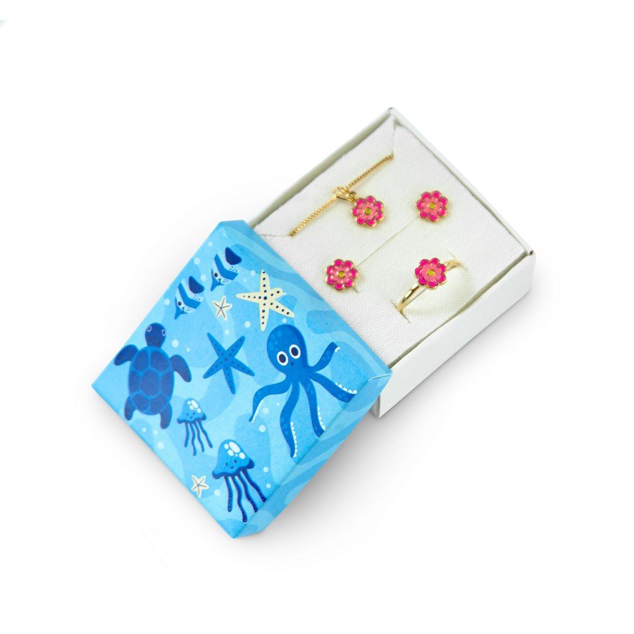 Caixinha Mar Encantado 5x5x3 cm (pct 40 un) Sortido