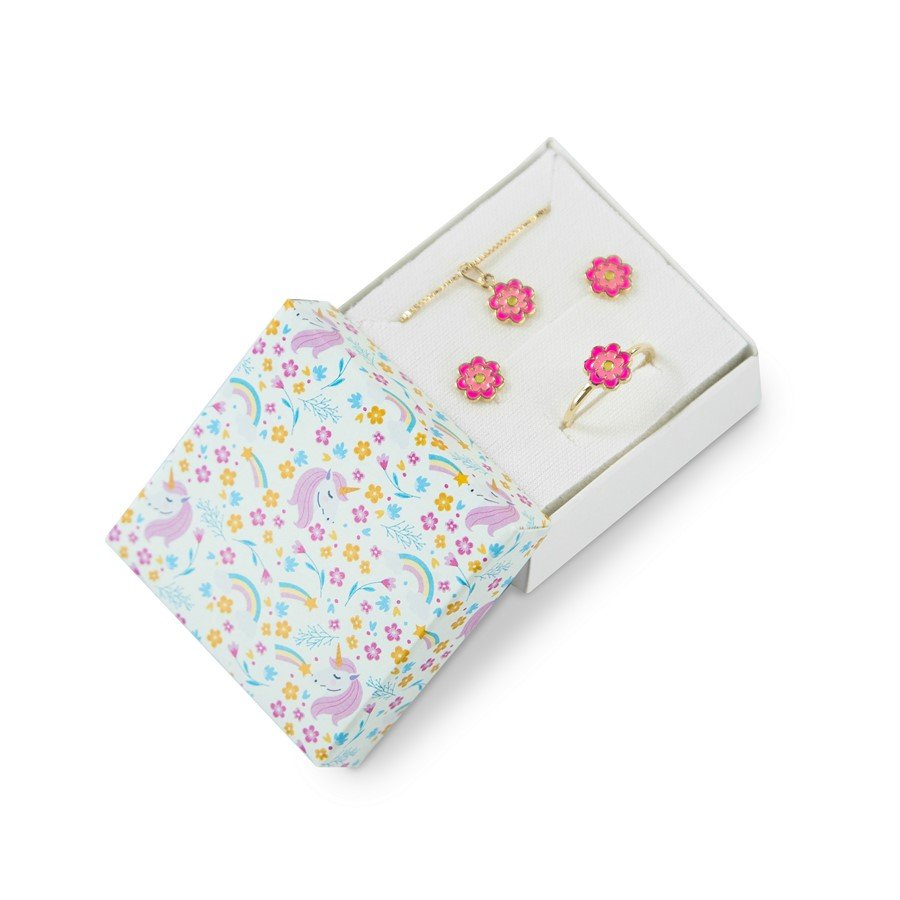 Caixinha Unicórnio 5x5x3 cm (pct 40 un) Sortido