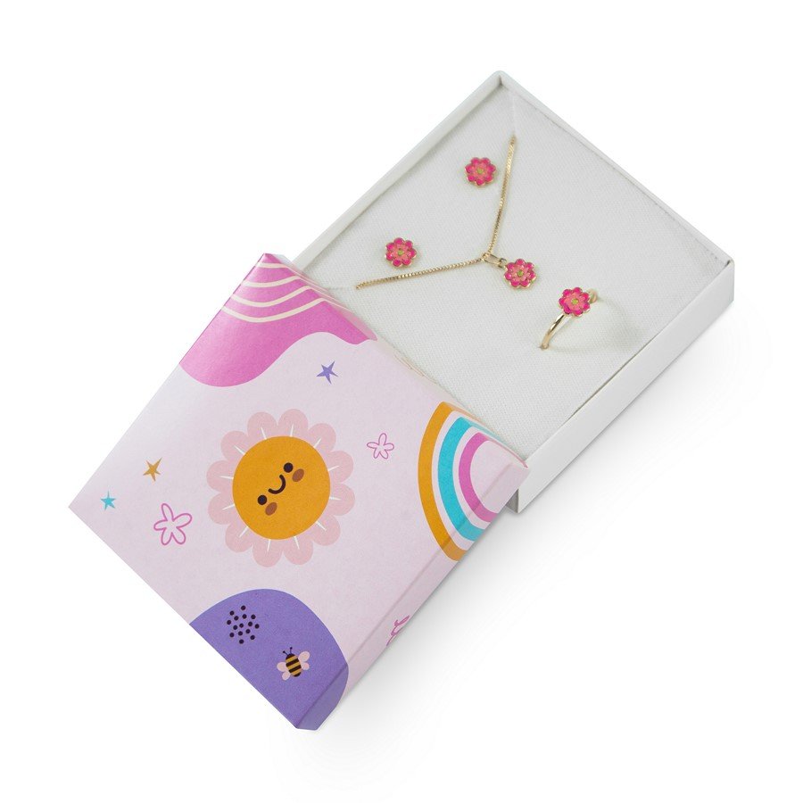 Caixinha Jardim Encantado 8x8x3 cm (pct 20 un) Sortido