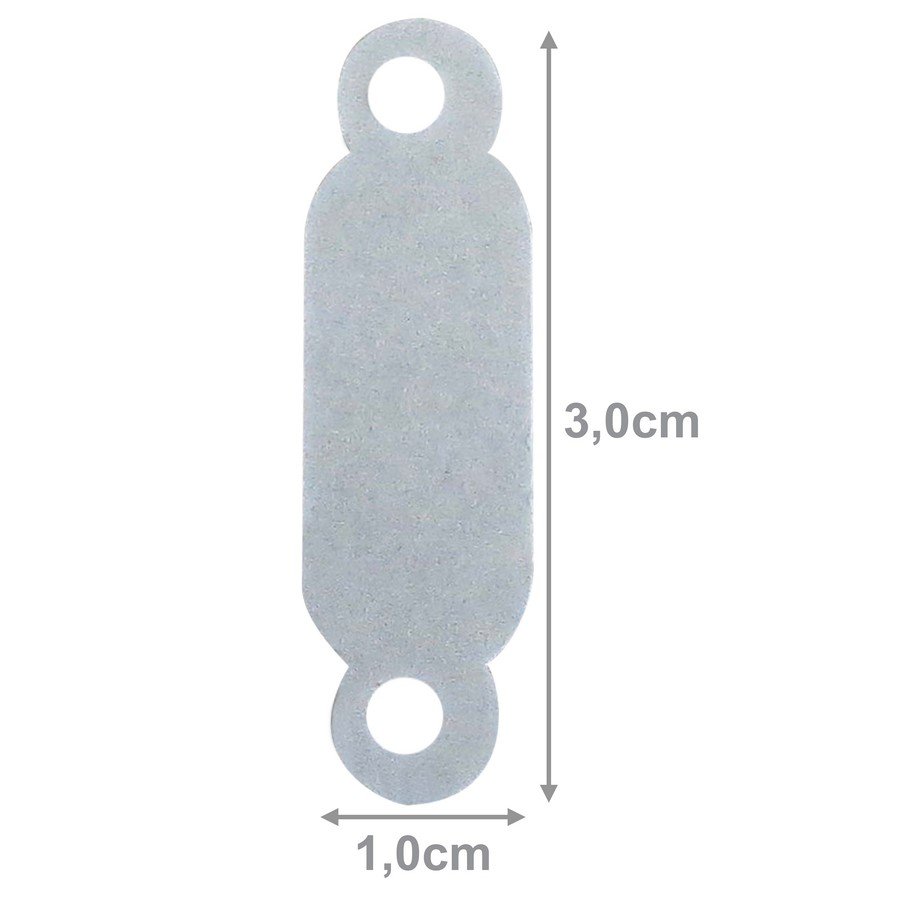 Etiqueta Dois Furos para Correntes e Joias (1000 Unidades). .