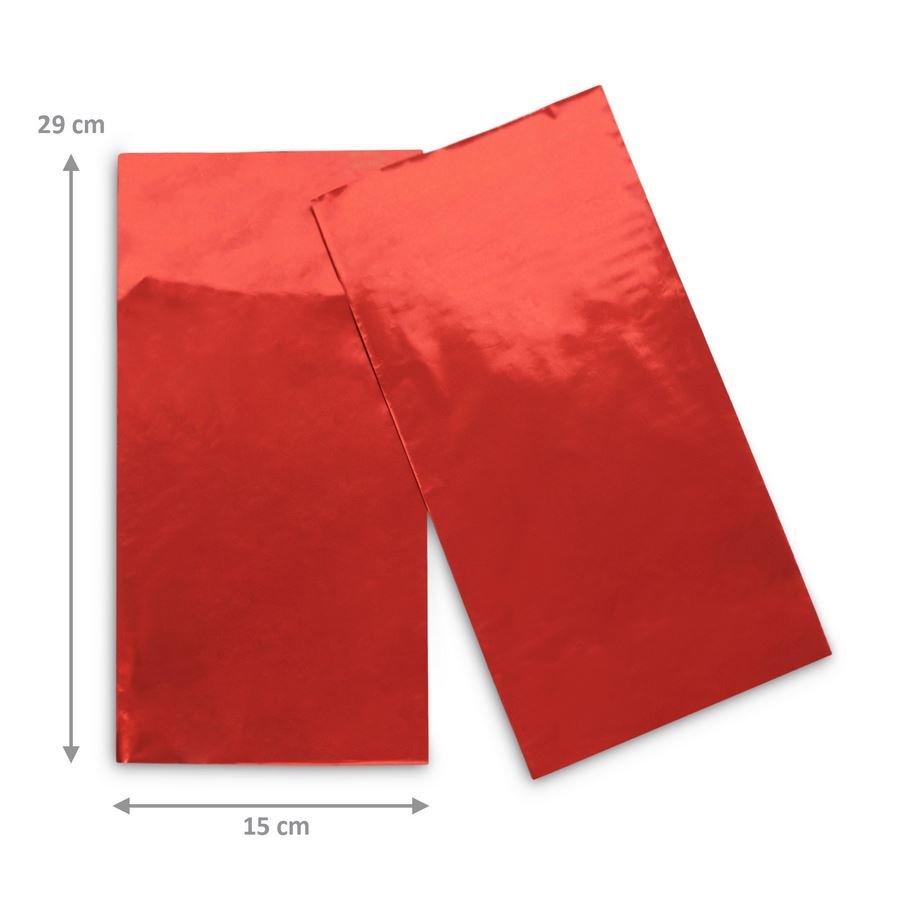 Embalagem Metalizada 15x29 (50un) Coral Metalizado