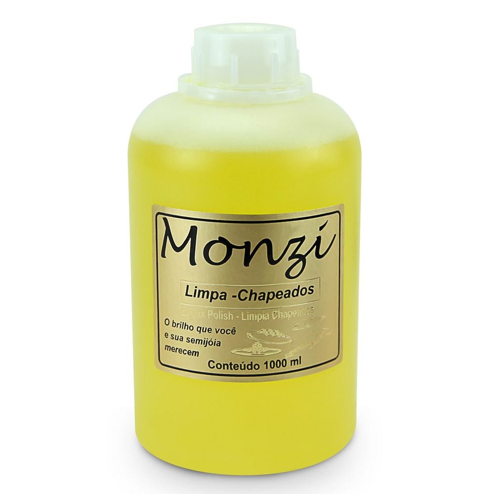 Líquido Monzi para Joias - 1000 ml. Dourado