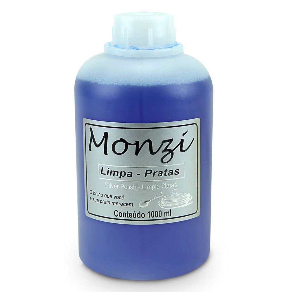 Líquido Monzi para Joias - 1000 ml. Prata