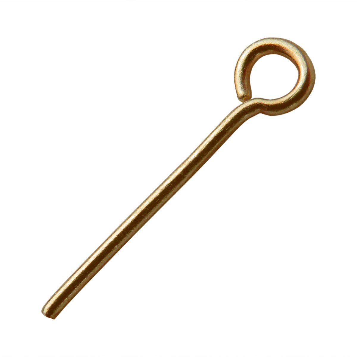 Alfinete Contrapino para Brinco Argola (100 Unidades). Dourado