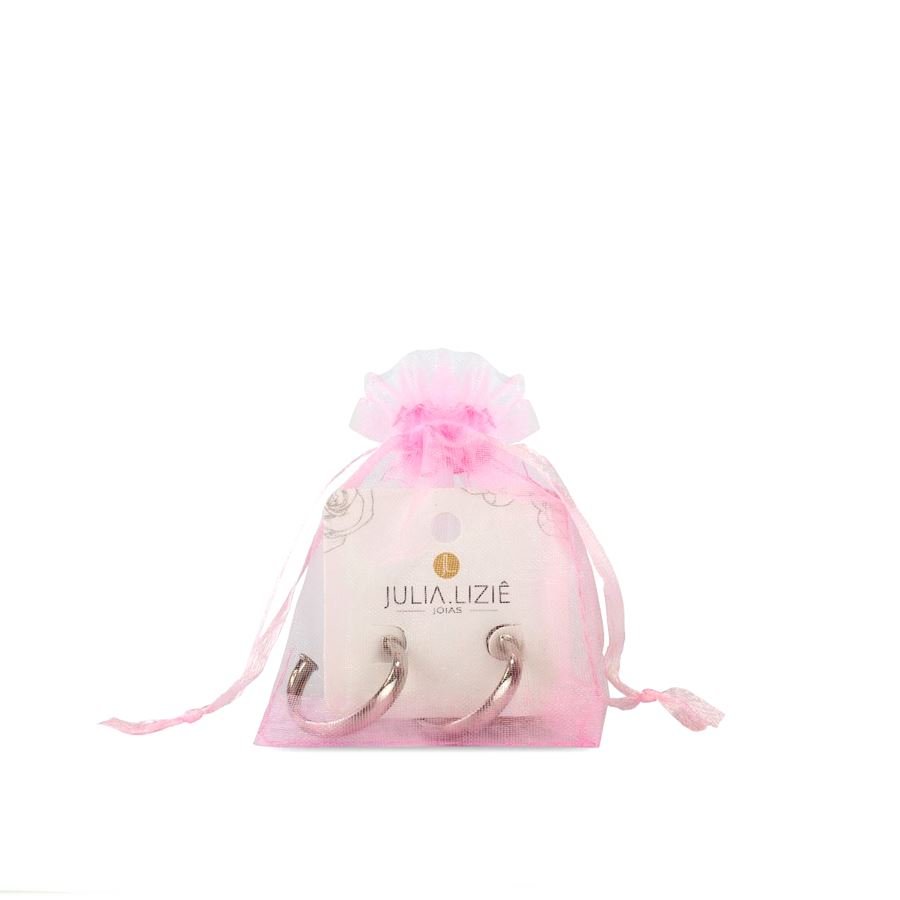 Saquinho em Organza para Joias (20 Unidades) - 7x9 cm. Rosa