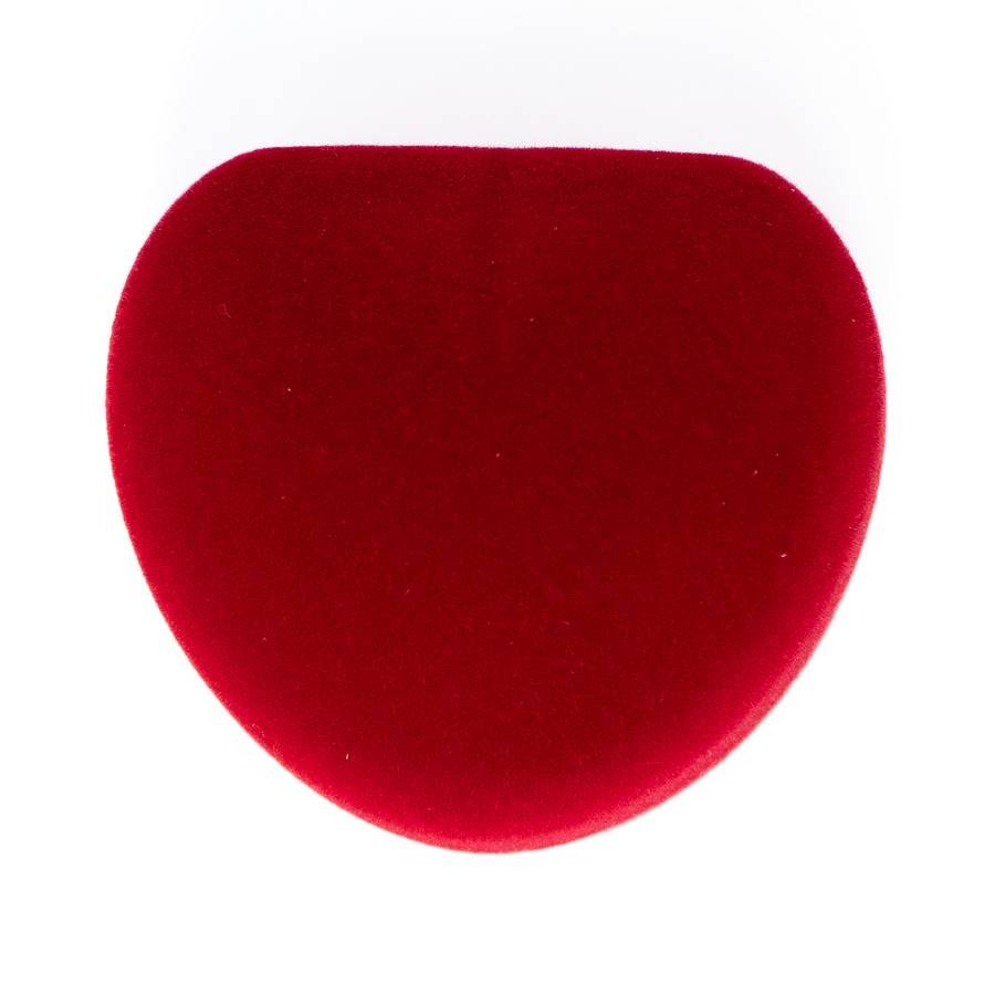 Embalagem de veludo para Anel 5x4,5x4 cm Vermelho